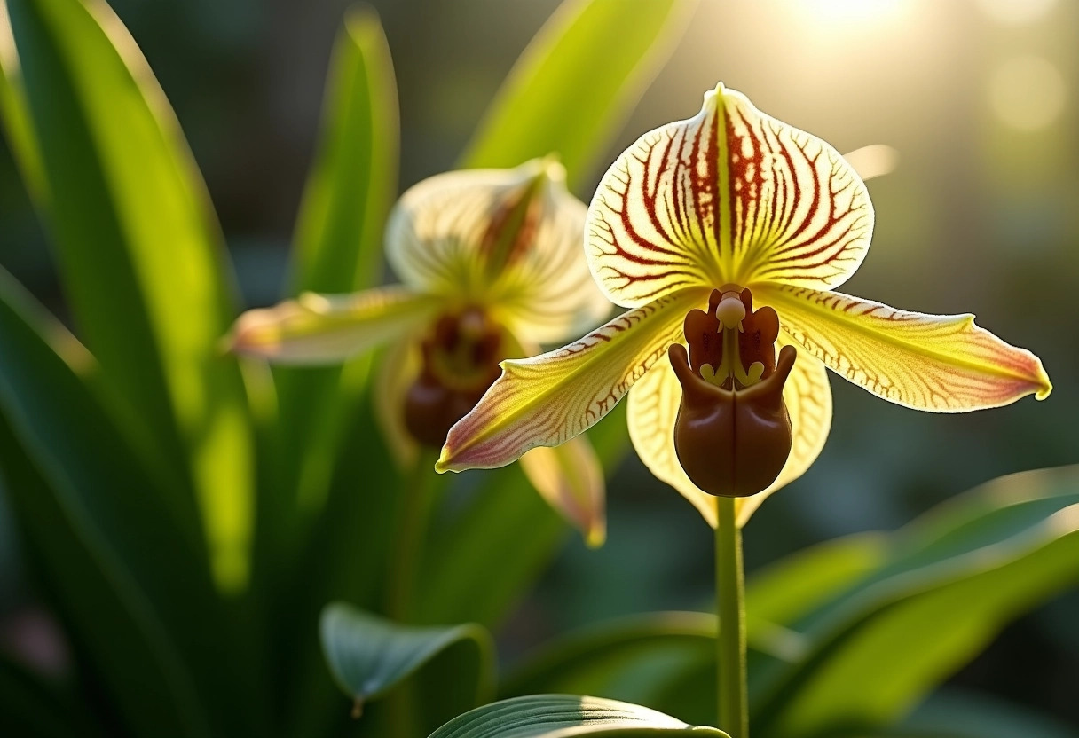 orchidée tête de singe