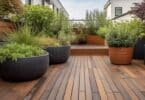 Les meilleures plantes pour remplir des grands pots sur une terrasse